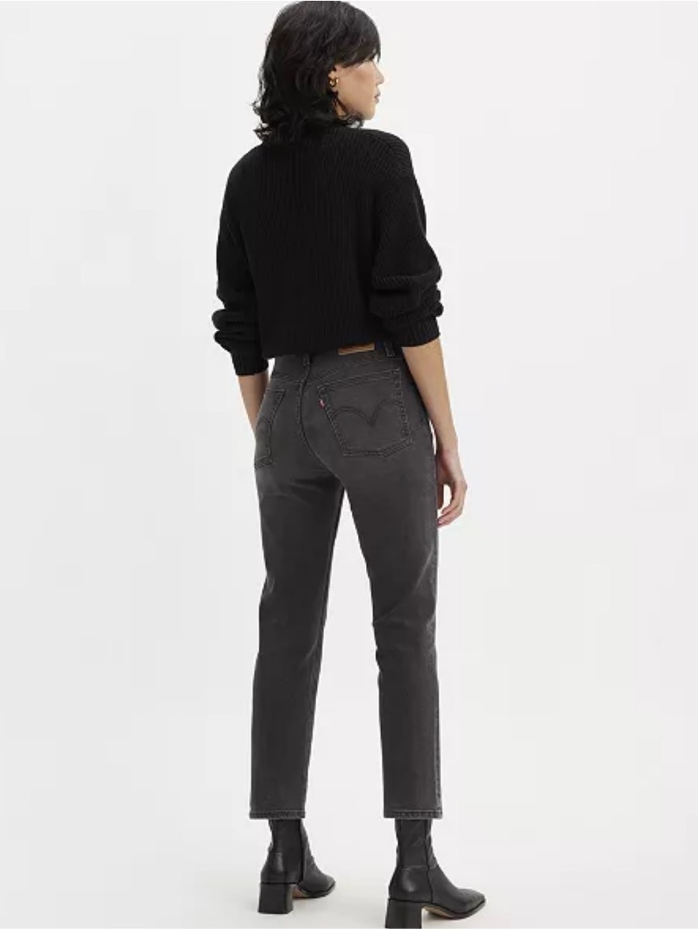 Levi's Women's Charcoal Straight-Leg Jeans